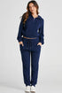 'Alina' Half Zip Hoodie and Joggers Activewear Set - Celes Fashion